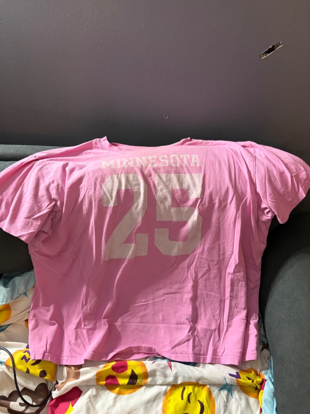 State of Mind Pink "Minnesota 25" Short Sleeve Tee